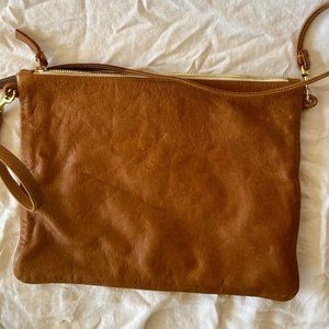 Clare V Sac Bretelle Brown Leather Crossbody